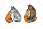 Cute watercolor animals 7 - kwork.com