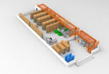 3D Factory Layout Design 11 - kwork.com