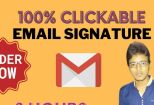 I Will Make Clickable HTML Email Signature For Outlook, Gmail, Apple 12 - kwork.com