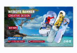 I will design professional web banner, header, banner ad 12 - kwork.com