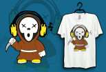 I will create custom cartoon graphic t shirt design for your merch 9 - kwork.com