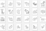 Give 185 Animal Dot Coloring Pages Vector Editable Bundle 8 - kwork.com