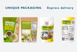 Unique product label design, box packaging design with 3d mockup 8 - kwork.com