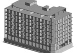 3D model of the building at Revit 11 - kwork.com