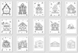 Give 1000 vectors editable coloring pages for children 12 - kwork.com