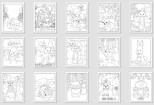 Give 1000 vectors editable coloring pages for children 10 - kwork.com