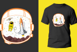 I will create a custom space t-shirt design for you 12 - kwork.com