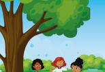 Children book cover design and illustrations 16 - kwork.com