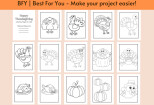 I will provide a coloring book Thanksgiving 11 - kwork.com
