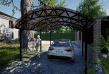 Visualization of canopies, any metal structures, 3D visualization 9 - kwork.com