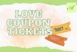 Printable Love Coupon tickets 7 - kwork.com