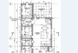 Creative Floor Plan Design of House 2D, 3D Drawings 13 - kwork.com
