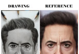 I will draw face using charcoal and graphite base on your your photo 10 - kwork.com