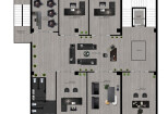 I will design autocad 2d floor plan with rendering 6 - kwork.com