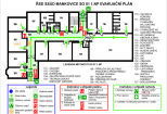 Emergency evacuation plan, map 13 - kwork.com