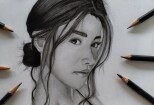 I will draw face using charcoal and graphite base on your your photo 8 - kwork.com