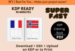 I will provide a coloring book National Flags 8 - kwork.com