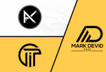 I will Make personal branding initial text letter monogram logo design 12 - kwork.com
