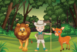 I will illustrate children story book illustrations and covers 9 - kwork.com