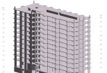 3D model of the building at Revit 13 - kwork.com