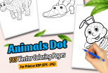 Give 185 Animal Dot Coloring Pages Vector Editable Bundle 10 - kwork.com