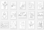 Give 1000 vectors editable coloring pages for girls 14 - kwork.com