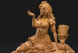 You will get a 3d sculpting character modeling with 3d printing file 18 - kwork.com