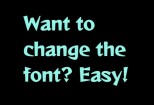 I will help you change the font 13 - kwork.com