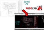 Manual digitization of drawing, scan, diagram, sketche in AutoCAD 6 - kwork.com