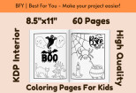 I will provide a coloring book Halloween 12 - kwork.com
