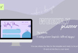 Weekly Planner templates 10 - kwork.com