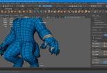 Retopology 3d model and unwrapping UV map 7 - kwork.com