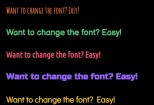 I will help you change the font 14 - kwork.com