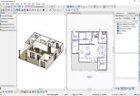 House design 2d and 3d floor plan in Chief architect,Auto Cad,Revit 10 - kwork.com