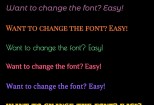 I will help you change the font 15 - kwork.com