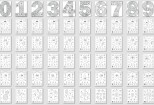 Give 250 Number Coloring Pages Vector Editable Bundle 10 - kwork.com