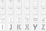 Give 250 Alphabet Coloring Pages Vector Editable Bundle 9 - kwork.com