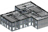 3D model of the building at Revit 12 - kwork.com