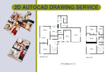I will do architectural floor plans and matterpot to 2d floor plan 12 - kwork.com
