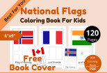 I will provide a coloring book National Flags 14 - kwork.com