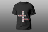 I will do trendy unique eye-catching typography t-shirt design 10 - kwork.com